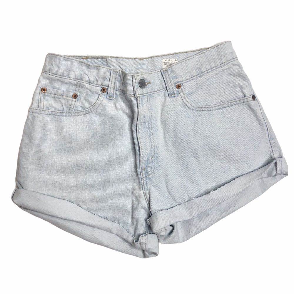 Levi's Light Wash Cut Off Shorts Women's 8